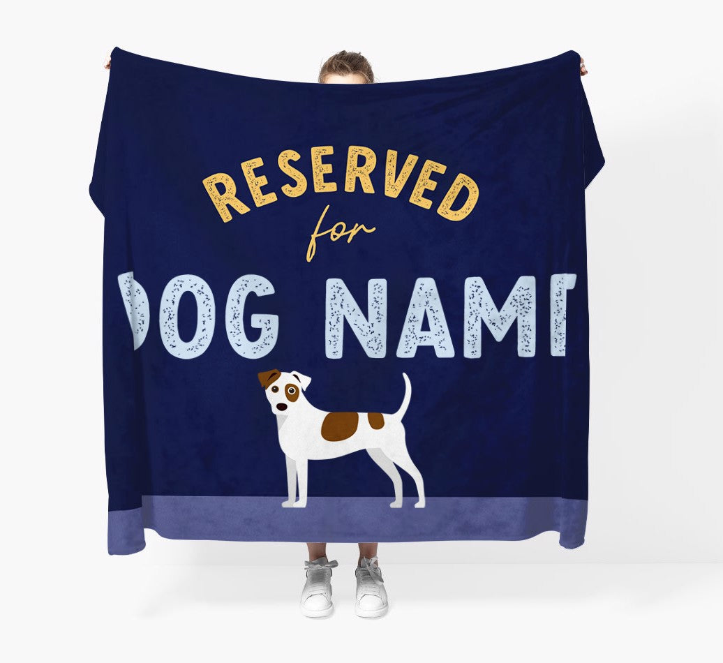 Personalized Throw Blanket: Reserved For