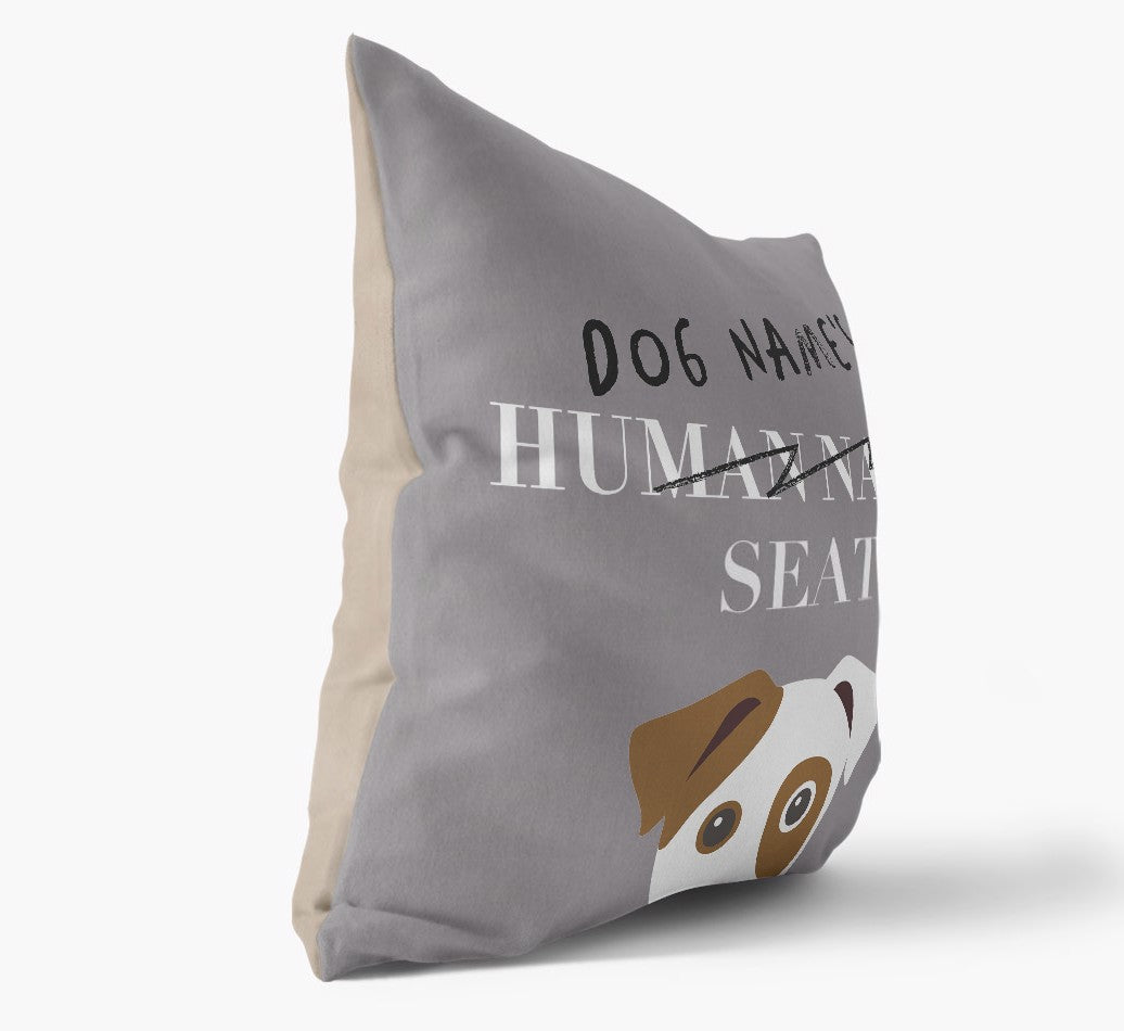 Personalized Canvas Pillow: Human’s Seat