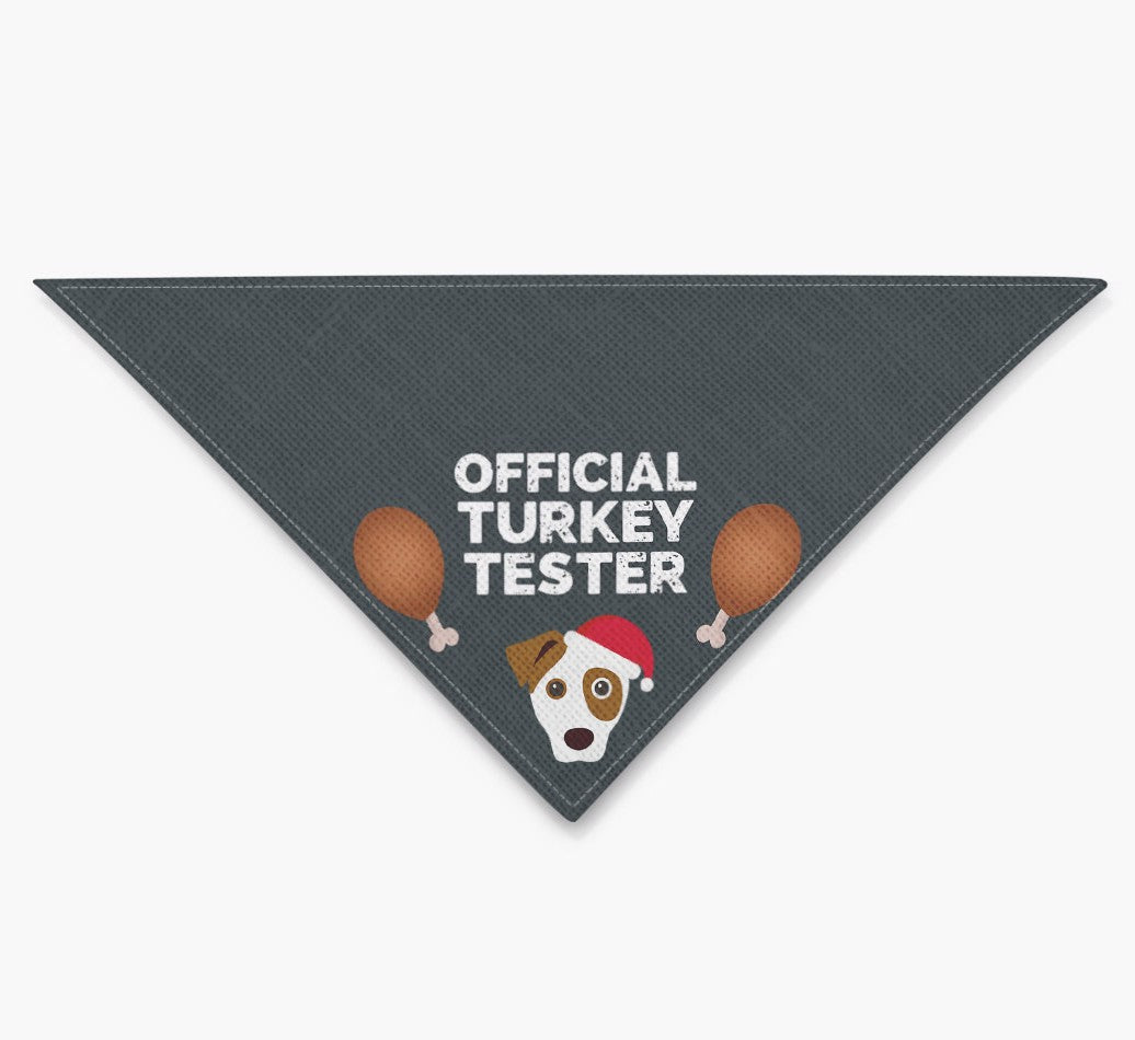 Personalized Dog Bandana: Official Turkey Tester