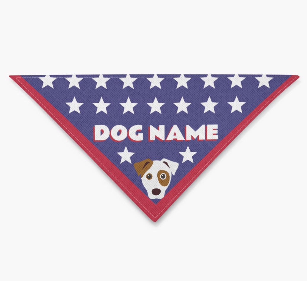 Personalized Dog Bandana: Stars
