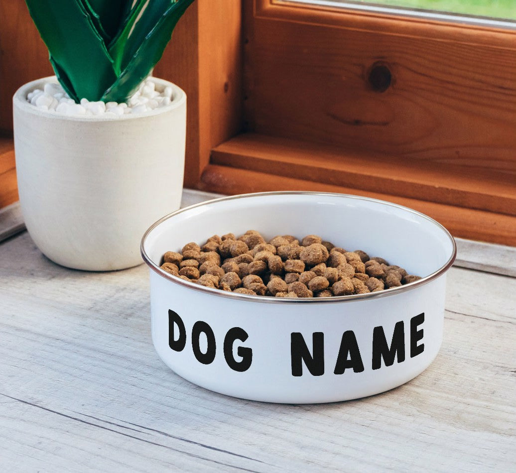 Personalized Bowl: Chunky Name