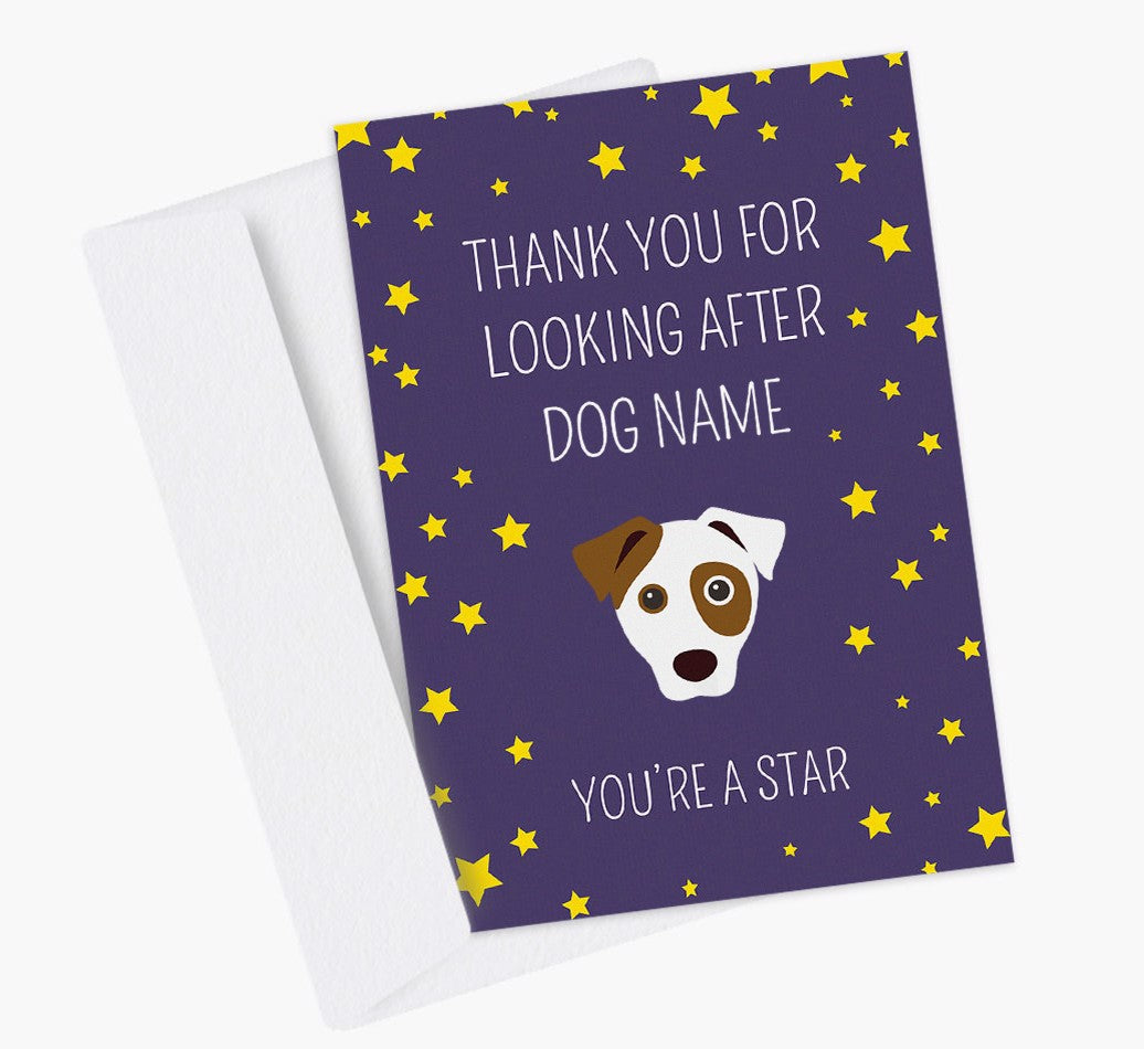 Personalized Dog Card: You're A Star
