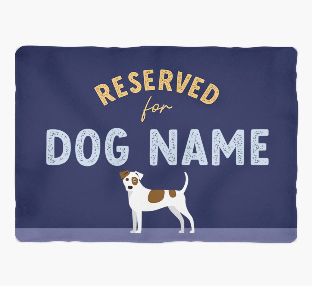 Personalized Throw Blanket: Reserved For