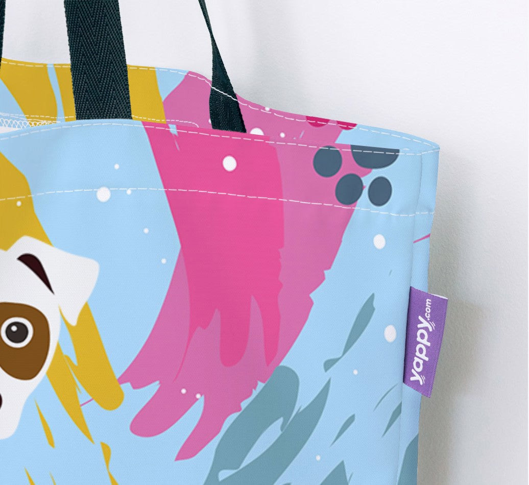 Personalized Canvas Bag: Paint Splatter