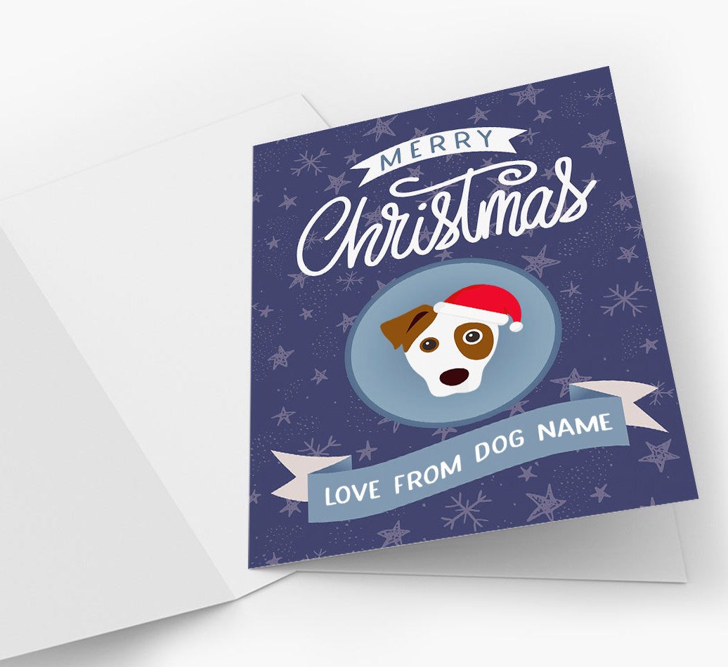 Personalized Dog Card: Merry Christmas