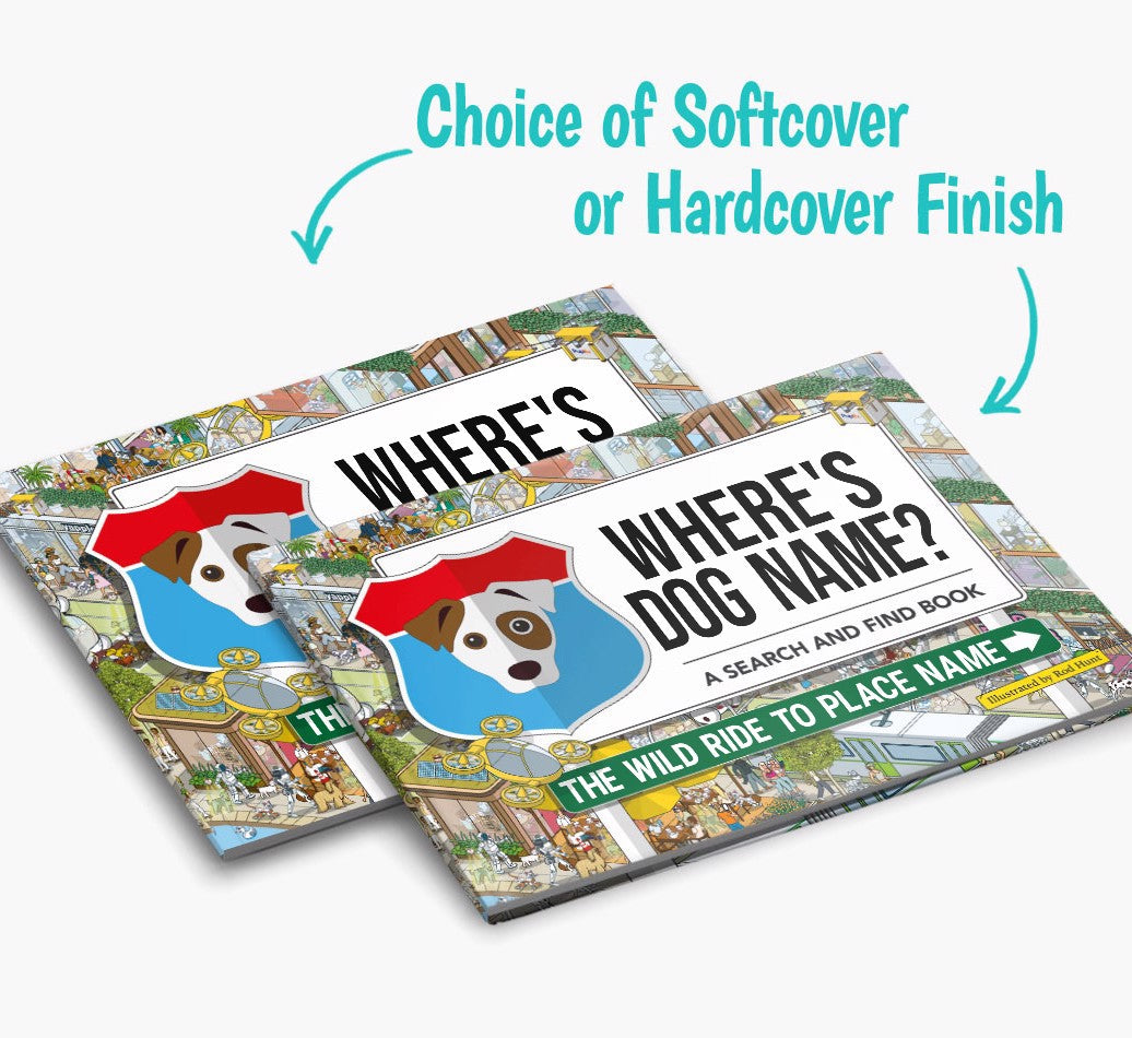 Personalized Dog Book: Where’s Your Dog? The Wild Ride