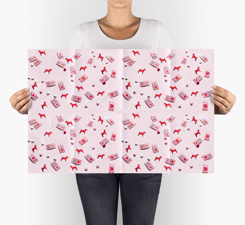 Personalized Gift Wrap: Love Tickets
