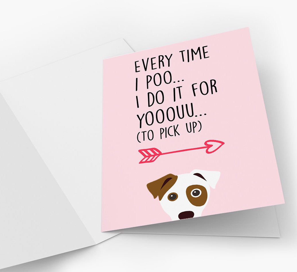 Personalized Card: Every Time I Poo...