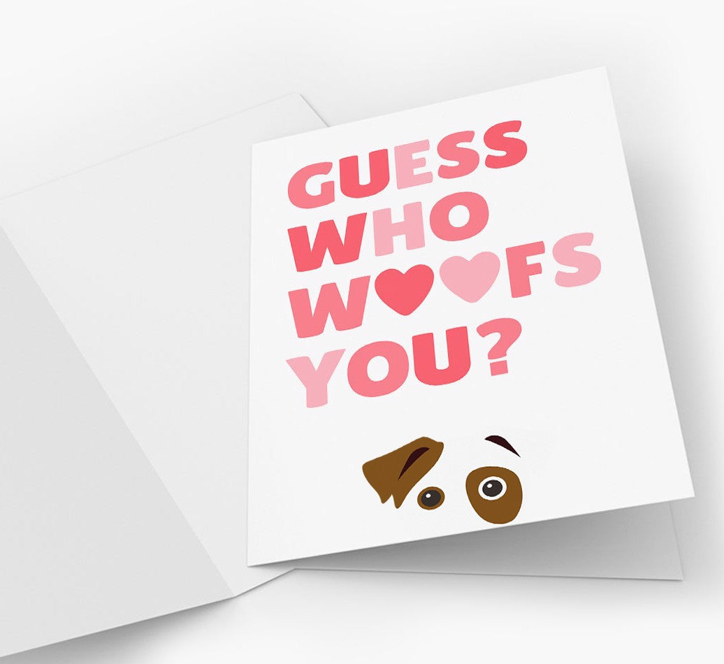 Personalized Card: Guess Who Woofs You?