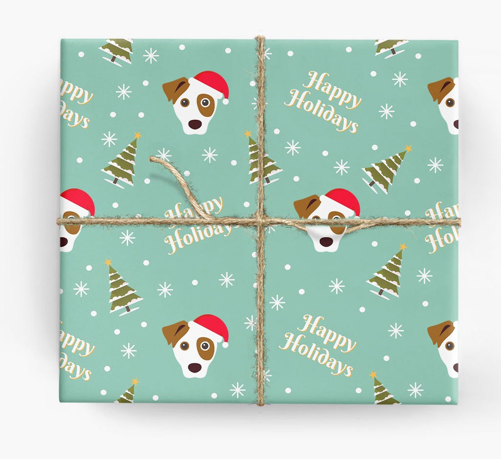 Dog Icons & Spots: Personalized Dog Wrapping Paper
