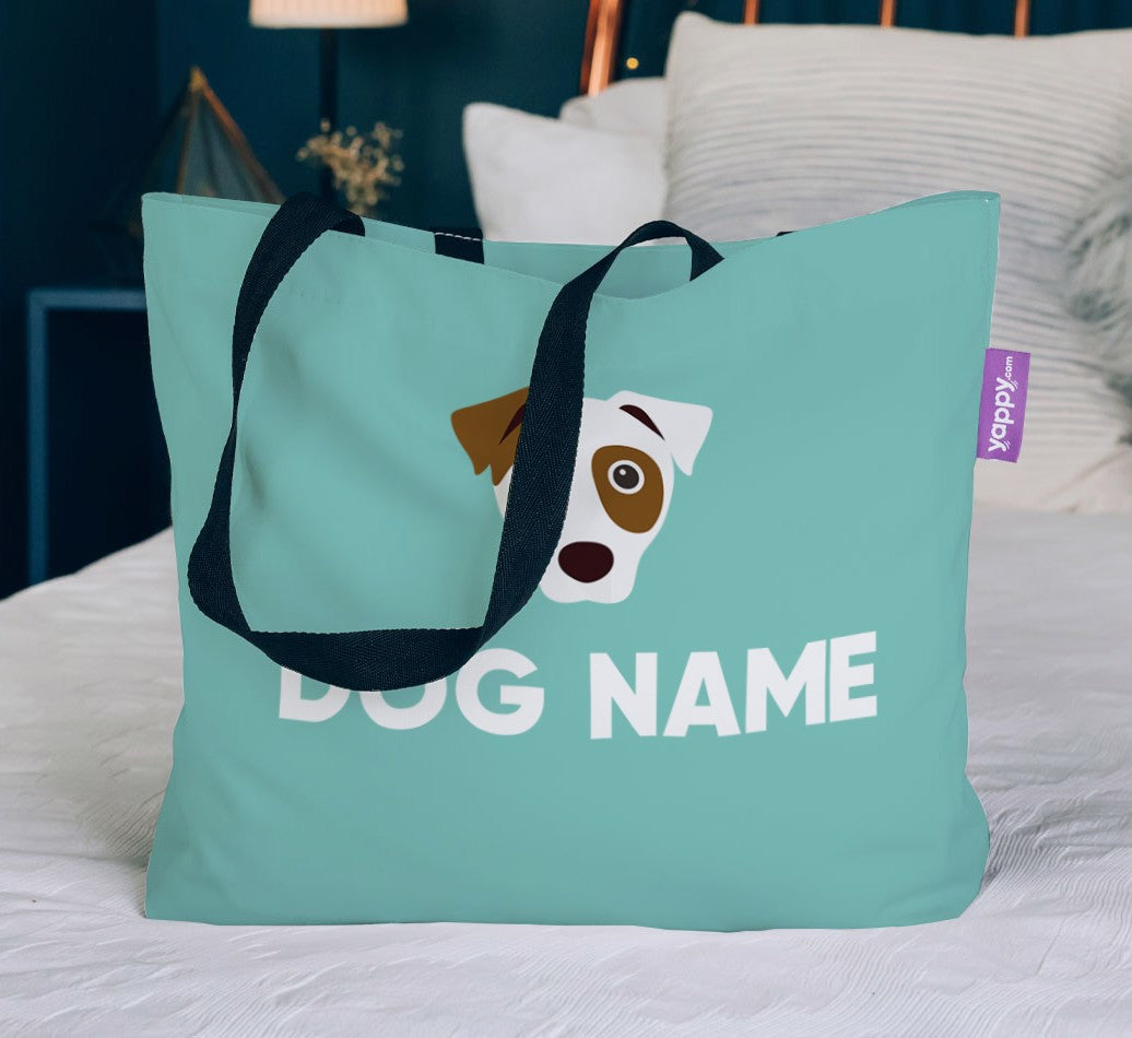 Personalized Canvas Bag: Dog Name & Icon