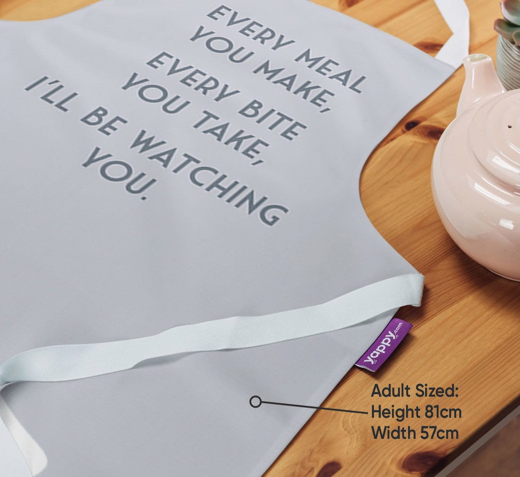 Personalized Apron: I’ll Be Watching You