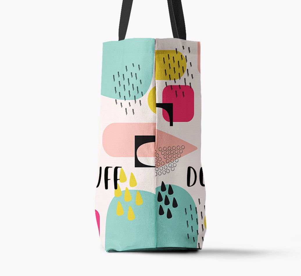 Personalized Canvas Bag: Abstract Pattern