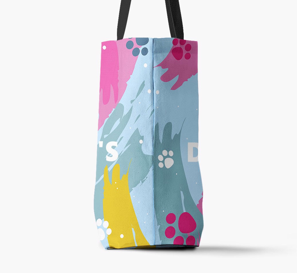 Personalized Canvas Bag: Paint Splatter