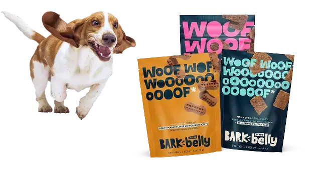 Free Treats for a Year – image of dog and treats